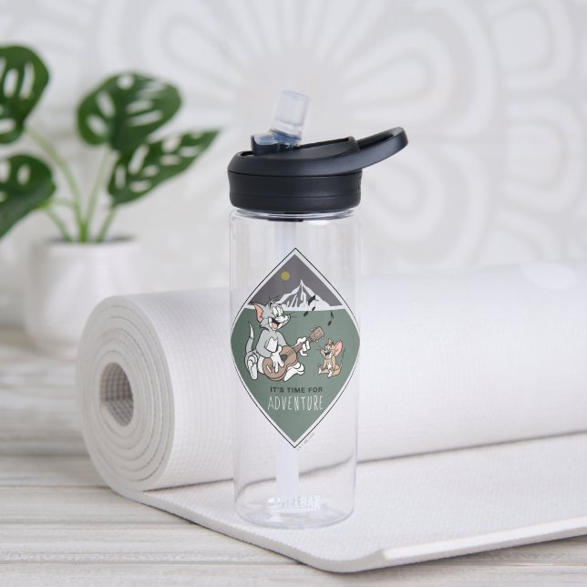 Tom & Jerry "It's Time For Adventure" Water Bottle (Yoga)