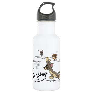 Tom & Jerry "It's Time For Surfing" 532 Ml Water Bottle