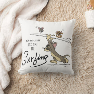 Tom & Jerry "It's Time For Surfing" Cushion