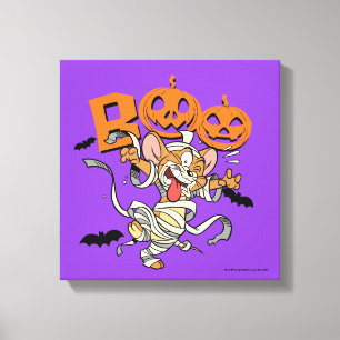 Tom & Jerry Jerry is SO Scary Canvas Print