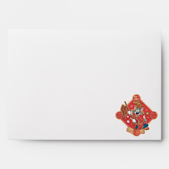 Tom & Jerry Lighting Firecrackers Envelope (Front)