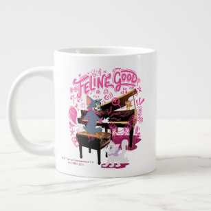 Tom & Jerry Play Piano - Feline Good Large Coffee Mug