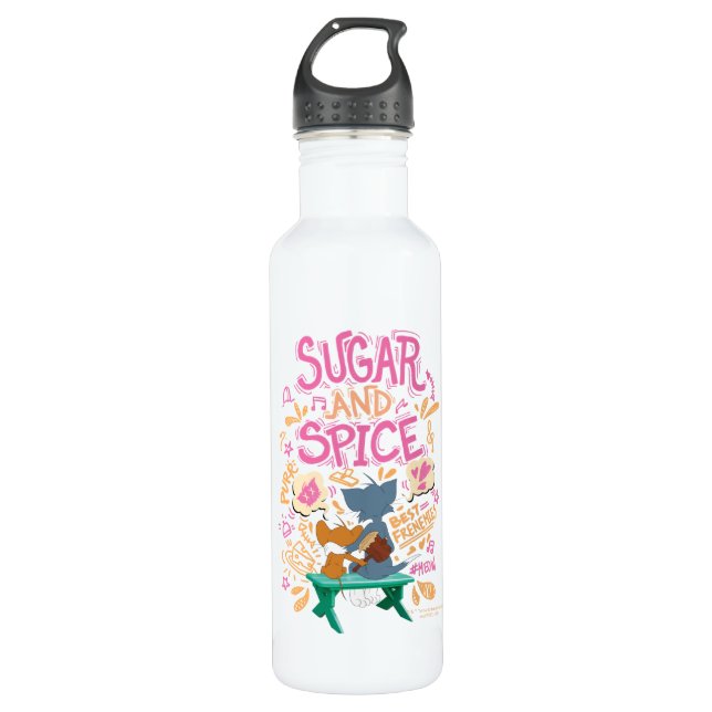 Tom & Jerry - Sugar And Spice 710 Ml Water Bottle (Front)