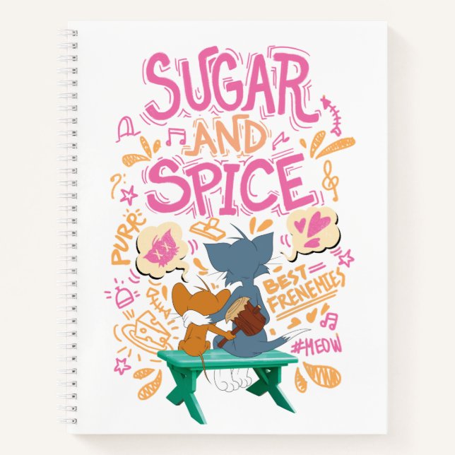 Tom & Jerry - Sugar And Spice Notebook (Front)