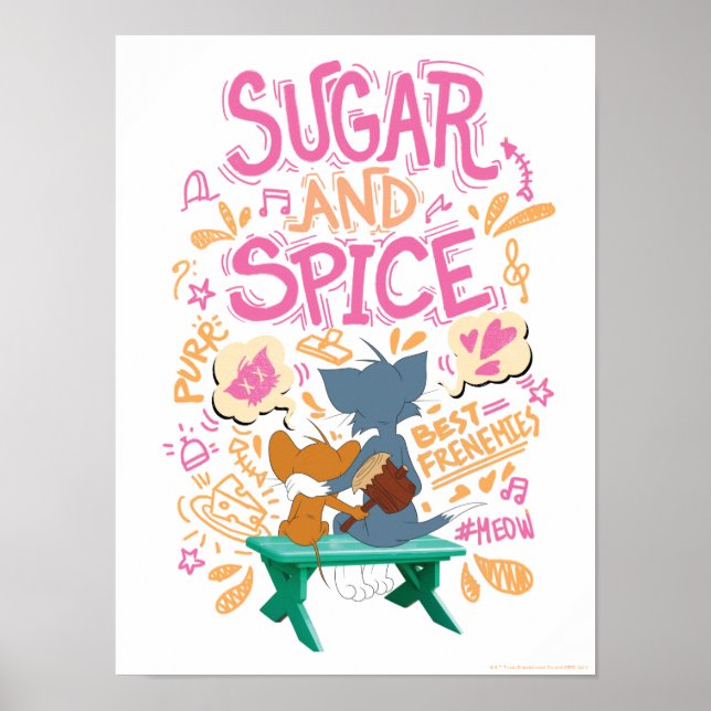 Tom & Jerry - Sugar And Spice Poster (Front)