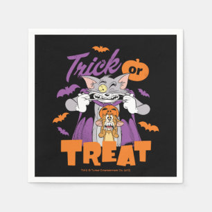 Tom & Jerry Trick or Treat Napkin