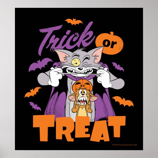 Tom & Jerry | Trick or Treat Poster (Front)