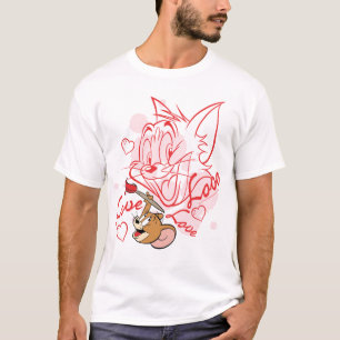 Tom & Jerry Valentine Painting T-Shirt