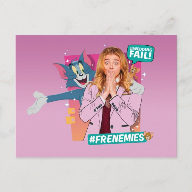 Tom & Jerry With Kayla - Frenemies Postcard (Front)