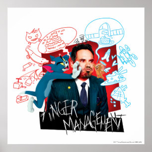 Tom & Jerry With Terrance - Anger Management Poster