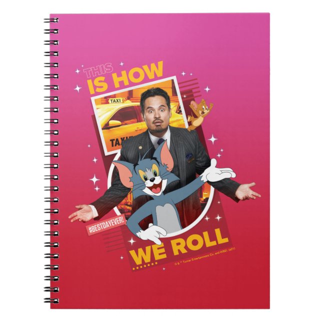 Tom & Jerry With Terrance - This Is How We Roll Notebook (Front)