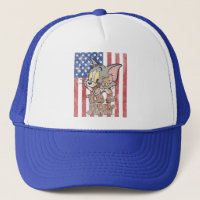 Tom & Jerry With US Flag