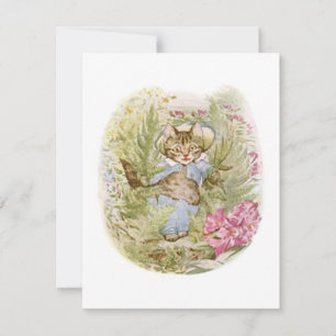 Tom Kitten (Cute Cat Illustration) Beatrix Potter Card