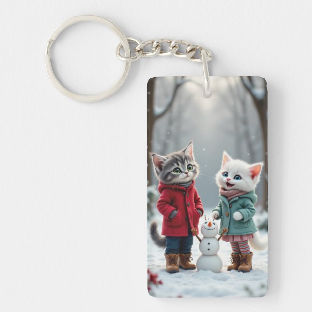 Tom & Luna Custom Keychain  (Front)