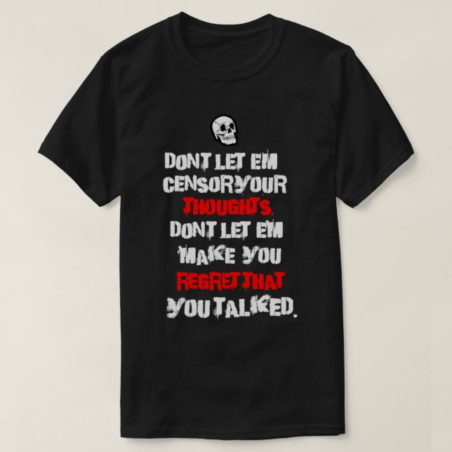 Tom Macdonald - Politically Incorrect lyrics art C T-Shirt (Design Front)