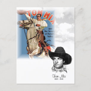 Tom Mix   1880 - 1940 Postcard