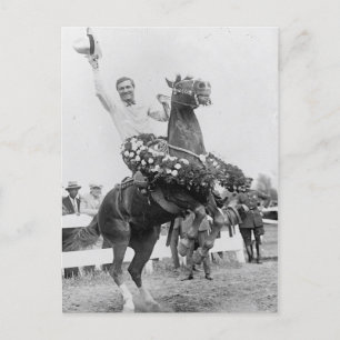 Tom Mix At A Horse Show Postcard