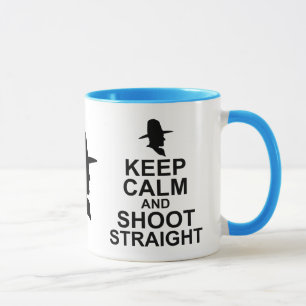 Tom Mix Keep Calm and Shoot Straight Mug
