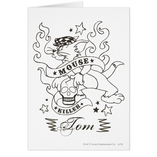 Tom Mouse Killer Tattoo 1 (Front)