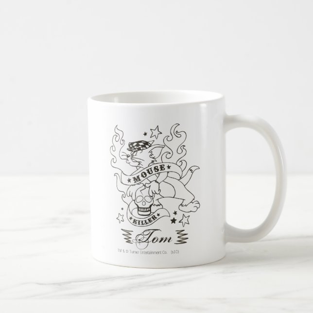 Tom Mouse Killer Tattoo 1 Coffee Mug (Right)