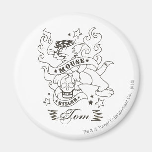 Tom Mouse Killer Tattoo 1 Magnet