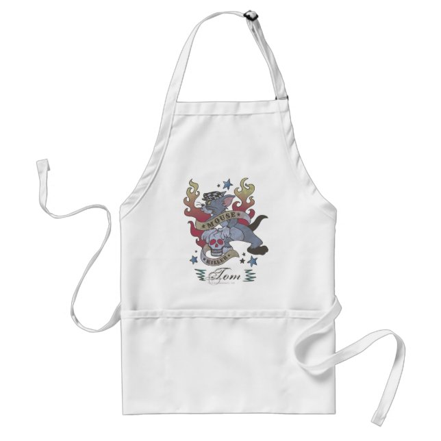Tom Mouse Killer Tattoo 2 Standard Apron (Front)