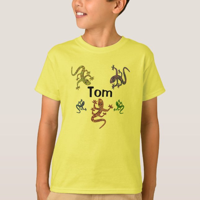 Tom Salamander T-Shirt - 2 Sided Design (Front)