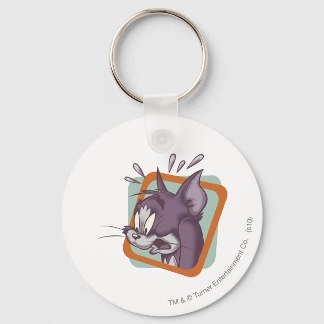 Tom Scaredy Cat Key Ring (Front)
