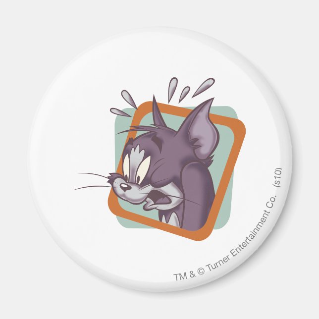 Tom Scaredy Cat Magnet (Front)