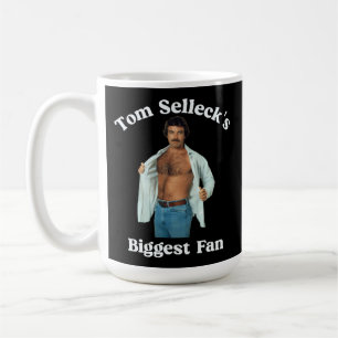 Tom Selleck's Biggest Fan Retro Style Design Coffee Mug