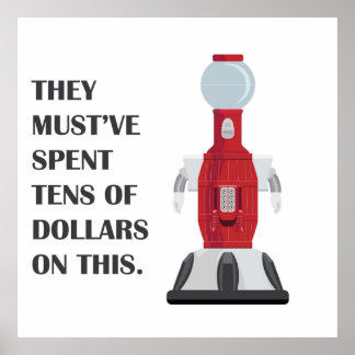 Tom Servo Bot about Town Poster