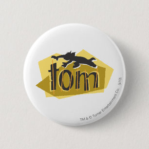 Tom Silhouette Logo 6 Cm Round Badge