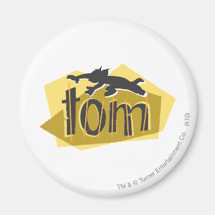 Tom Silhouette Logo Magnet