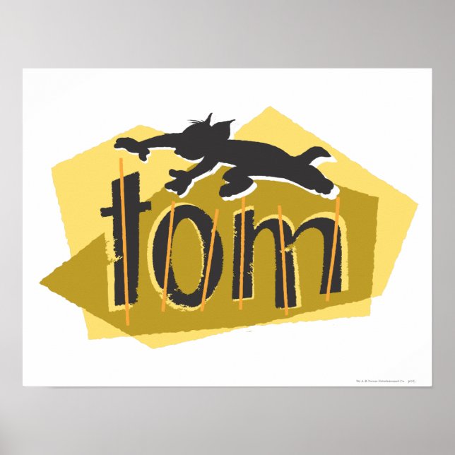 Tom Silhouette Logo Poster (Front)