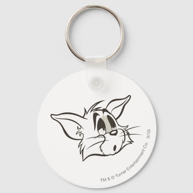 Tom Sleepy Cat Key Ring (Front)