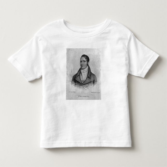 Tom Spring, engraved by Percy Roberts Toddler T-Shirt (Front)