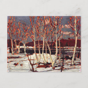 Tom Thomson - April in Algonquin Postcard