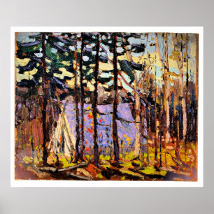Tom Thomson - Artist's Camp, Canoe Lake Poster