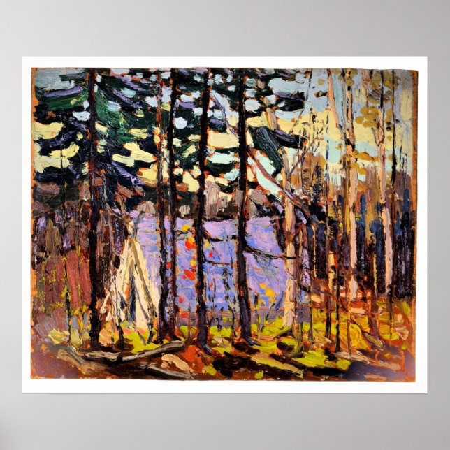 Tom Thomson - Artist's Camp, Canoe Lake Poster (Front)