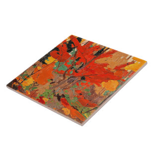 Tom Thomson - Autumn, fine art, Ceramic Tile