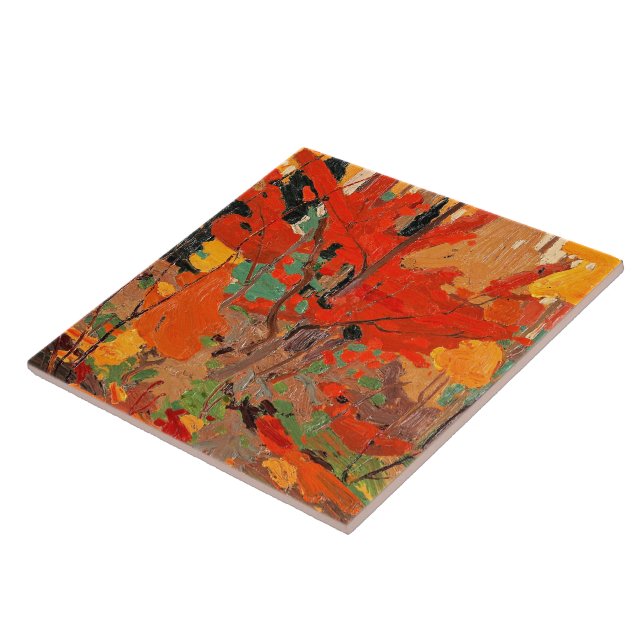 Tom Thomson - Autumn, fine art, Ceramic Tile (Side)
