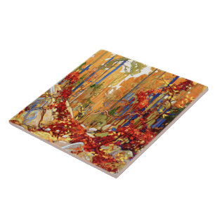 Tom Thomson - Autumn's Garland Ceramic Tile