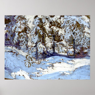 Tom Thomson - First Snow in Autumn Poster
