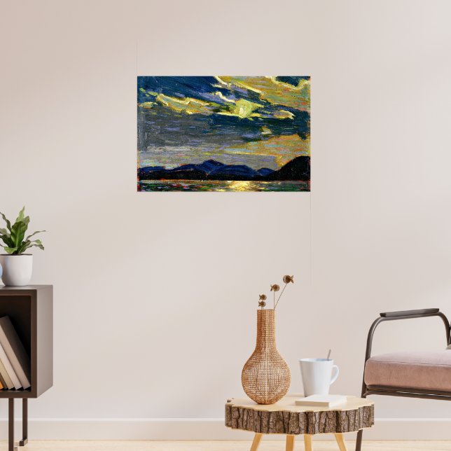 Tom Thomson - Hot Summer Moonlight Poster (Living Room 3)