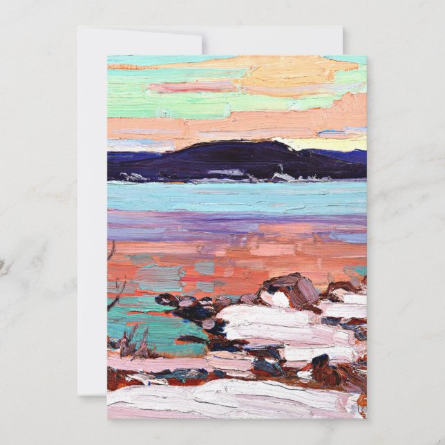 Tom Thomson - Landscape with Snow Card (Front)