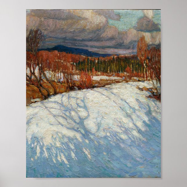 Tom Thomson Painting Algonquin Park Ontario Poster (Front)