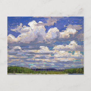 Tom Thomson painting, Summer Day Postcard