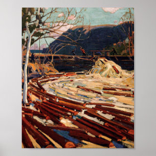 Tom Thomson Painting The Drive Canadian Landscape  Poster