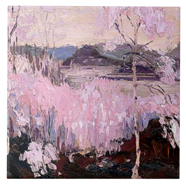 Tom Thomson - Sleet Storm, Ceramic Tile (Front)