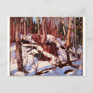 Tom Thomson - Thaw in the Woods Postcard